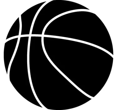 Autocolante decorativo bola de basquetebol - TenStickers