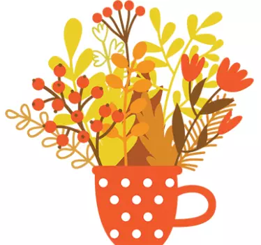Autocolante decorativo buquê de outono - TenStickers