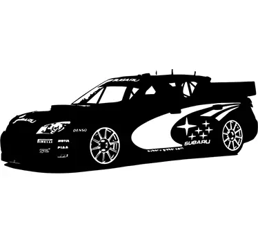 Autocolante decorativo carro desportivo Subaru - TenStickers