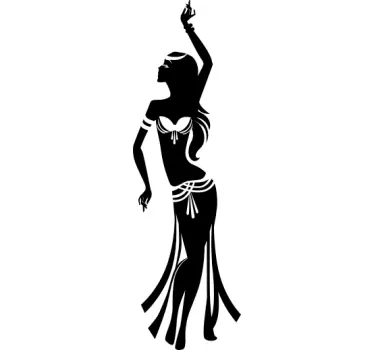 Autocolante decorativo dança do ventre - TenStickers