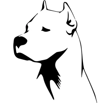 Autocolante decorativo great dane - TenStickers