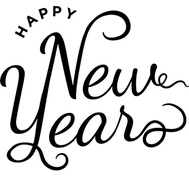Autocolante decorativo Happu New Year - TenStickers