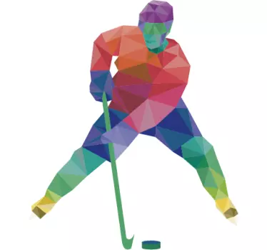 Autocolante decorativo hockey - TenStickers