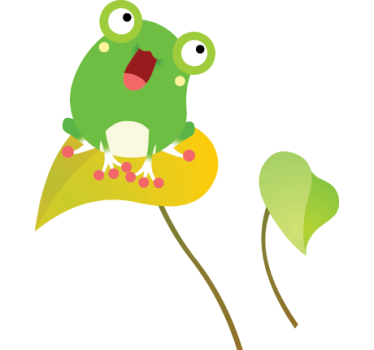 Autocolante decorativo infantil rã cantora - TenStickers