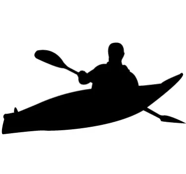 Autocolante decorativo kayak - TenStickers