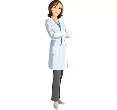 Autocolante decorativo médica simpática - TenStickers