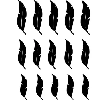 Autocolante decorativo penas - TenStickers