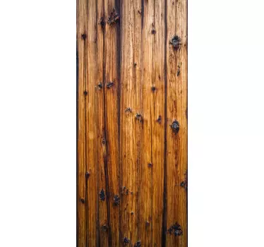 Autocolante decorativo porta madeira - TenStickers