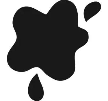 Autocolante decorativo quadro preto mancha - TenStickers