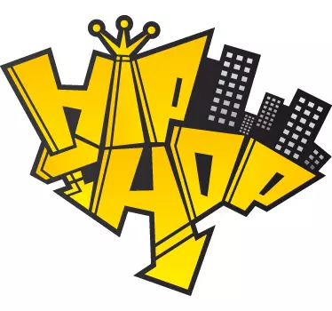Autocolante decorativo urbano hip hop - TenStickers