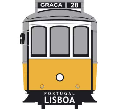Autocolante elétrico de lisboa - TenStickers