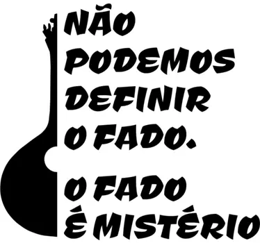 Autocolante fado é mistério - TenStickers