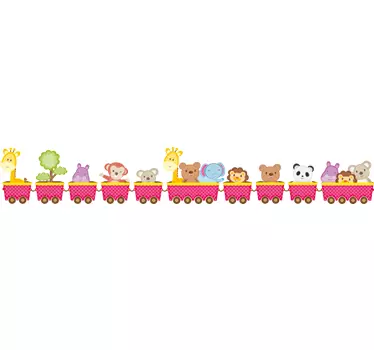 Autocolante Infantil comboio - TenStickers