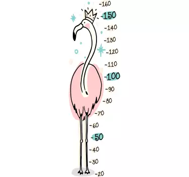 Autocolantes para casa flamingo medidor - TenStickers