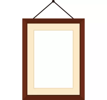 Autocolante moldura Quadro fotográfico retangular - TenStickers