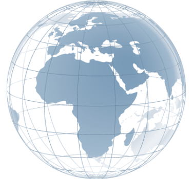 Autocolantes sala de reuniões Europa África transparente - TenStickers
