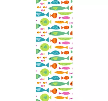 Autocolante para chuveiro de cores - TenStickers