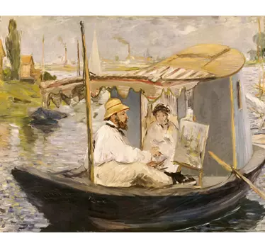 Autocolante parede do barco de Manet - TenStickers