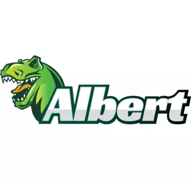 Autocolante personalizado de dinossauro - TenStickers