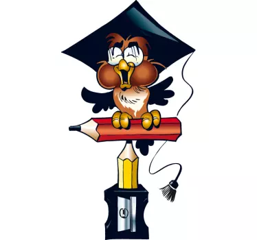 Autocolante professor coruja - TenStickers