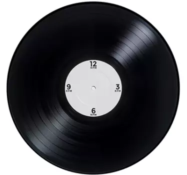 Autocolante relógio de parede em vinil - TenStickers