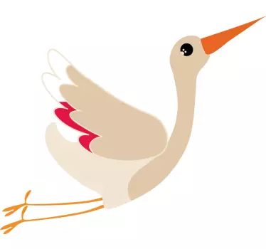 Autocolantes decorativos de pássaros e aves cegonha - TenStickers