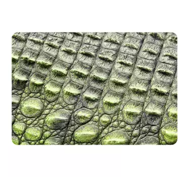 Autocolante para PC padrão pele de crocodilo - TenStickers