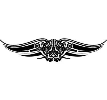 Autocolantes com padrões lineares vinis decorativos tribal águia - TenStickers
