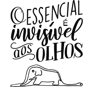 Autocolantes de contos infantis frase principezinho - TenStickers