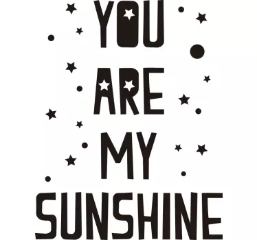 Autocolantes decorativos de canções infantis sunshine - TenStickers