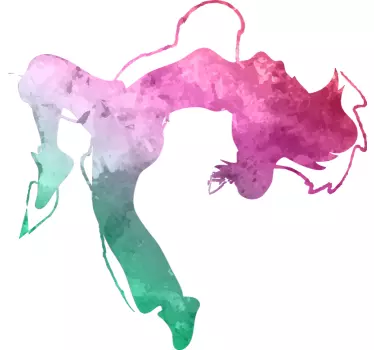 Adesivos de personagens dança moderna - TenStickers