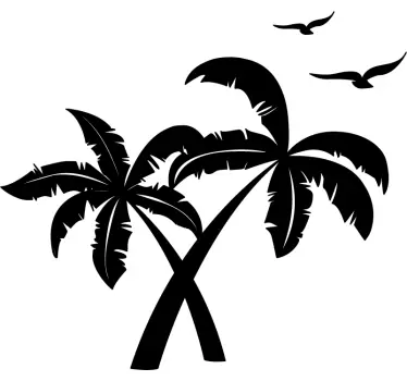 Autocolantes de flores e plantas Palmeiras tropicais - TenStickers