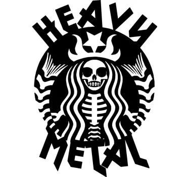 Autocolante para veículos heavy metal - TenStickers