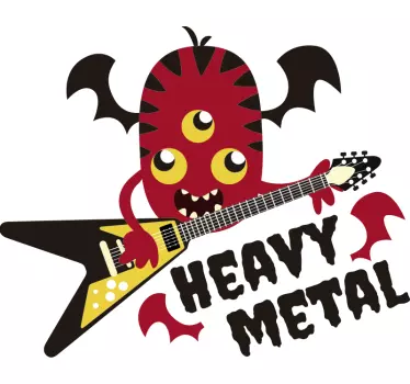 Autocolantes para casa monstro heavy metal - TenStickers