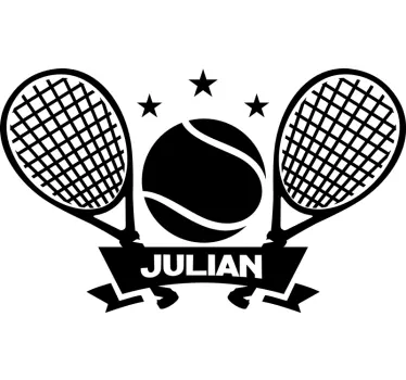 Autocolantes de outros desportos ténis personalizável - TenStickers
