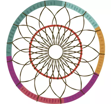 Autocolantes  de padrões abstratos Apanhador de sonhos boêmio - TenStickers
