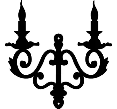 autocolantes decorativos  candelabros - TenStickers
