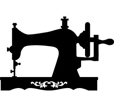 Autocolantes decorativos  clássico máquina de costura - TenStickers
