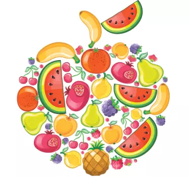 Autocolantes decorativos  colagem de frutas - TenStickers