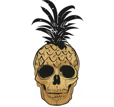 Autocolantes pequenos decorativos ananas pop art - TenStickers