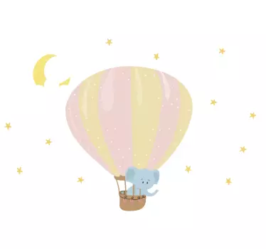 Autocolantes decorativos de ilustrações Elefante balão - TenStickers