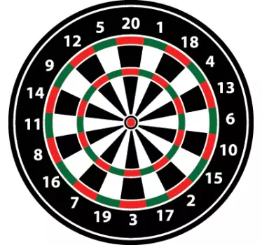 Autocolantes decorativos de jogos Dardos - TenStickers
