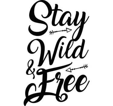 Autocolantes textos wild - TenStickers