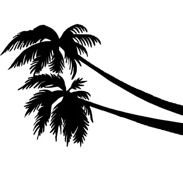 autocolantes decorativos palmeira tropical - TenStickers
