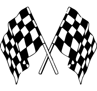 Autocolantes de outros desportos quadrados preto e branco - TenStickers