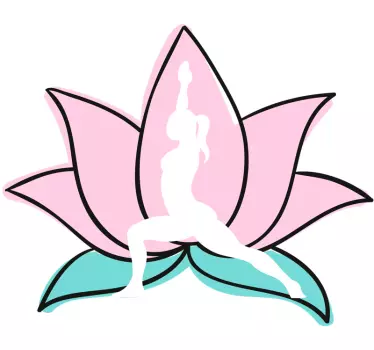 Autocolantes de outros desportos yoga - TenStickers