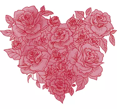 Autocolantes pequenos decorativos coração são valentim - TenStickers
