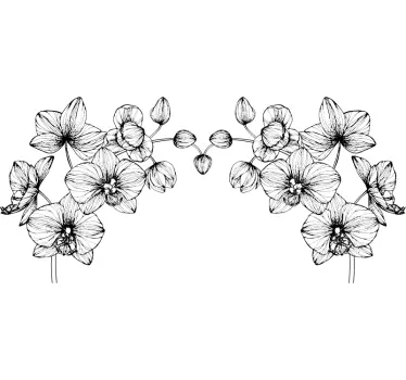 Autocolantes flores Flores modernas - TenStickers