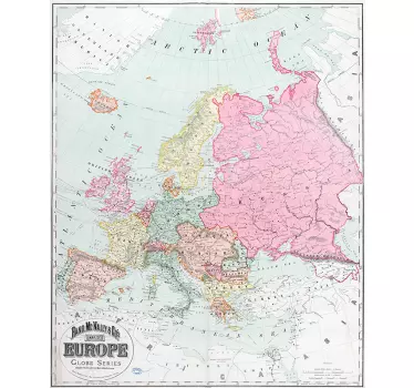 Autocolante mundo mapa europa - TenStickers