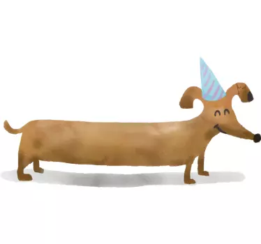 Autocolantes animais desenho com cão - TenStickers